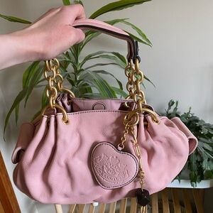 Vintage Juicy Couture Pink Leather Bag